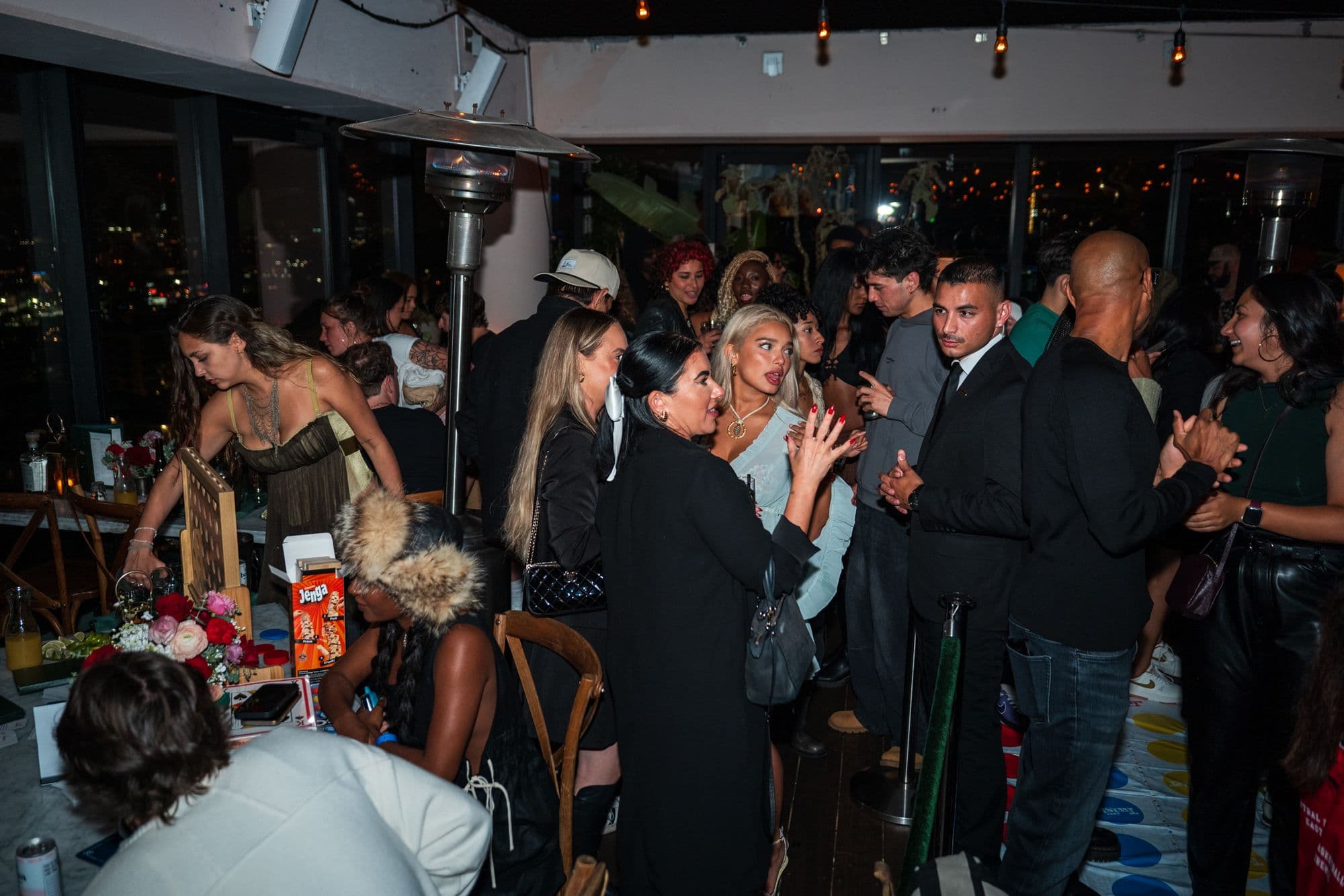 Game night at Harriet's Rooftop in Hollywood